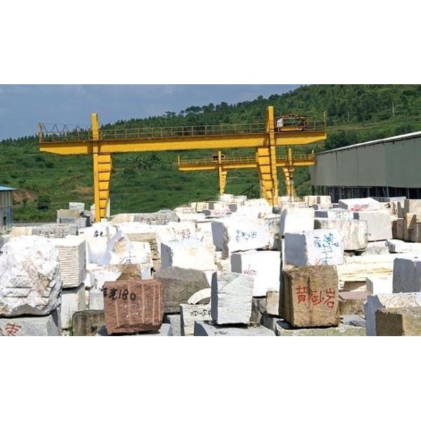 Low Maintenance Marble Cabin Gantry Crane 40 Ton Rail Gantry Crane Durable