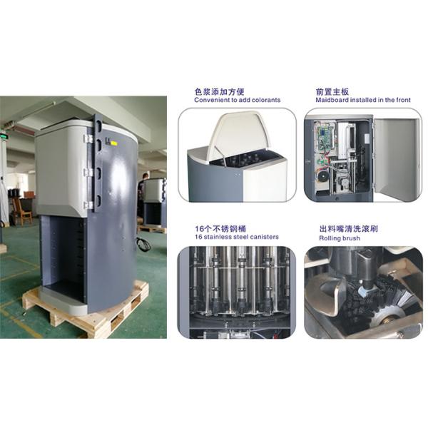 Electric Colour Paint Dispenser Machine 0.25L Flow Rate Automatic Stirring