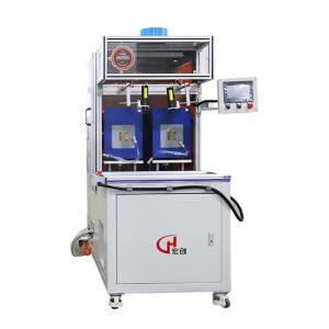 China Two Stations Aluminum Induction Brazing Machine Automatic Brazing Machine on sale