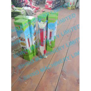 double barrel portable auto seeder and fertilizer