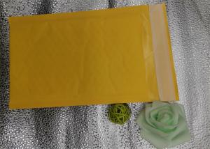 Buy cheap Yellow Kraft Paper Padded Envelope Bag , Wrap Bubble Mailers Bags product