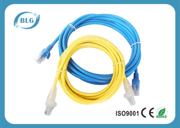 Quality Copper Rj45 Cat5e Ethernet Cable , Ethernet Patch Cable Customized Length for sale