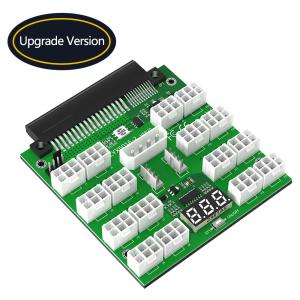 Buy cheap 16 Ports 12V PCI-E 6Pin Server Power Supply Breakout Board for Daier 750W 1100W 1600W 2000W 2400W Synchronization Connector product
