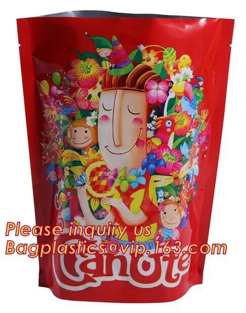Transparent bopp/opp square block bottom bags with side gusset,Bopp Block Square Bottom Bag,Clear Square Bottom Bags,Can