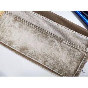 Colorful Light Weight Stretch Denim Fabric In Khaki