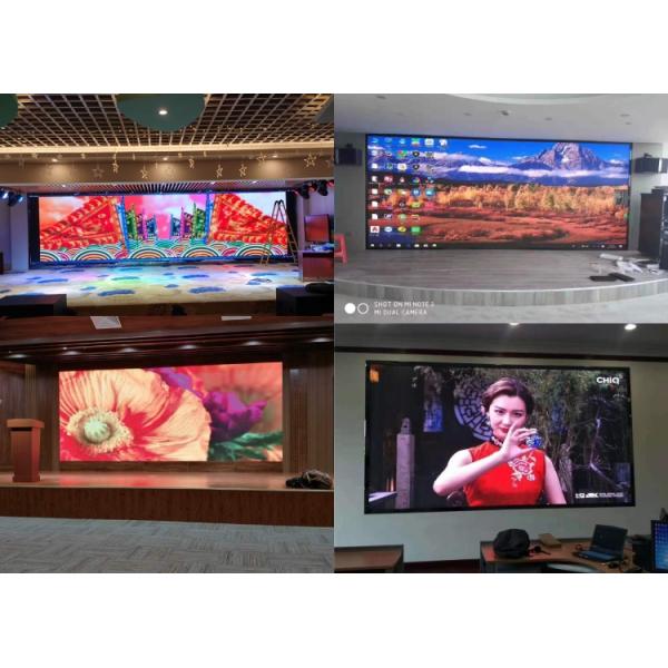 Indoor 4K led display screen P1.875 led wall front service