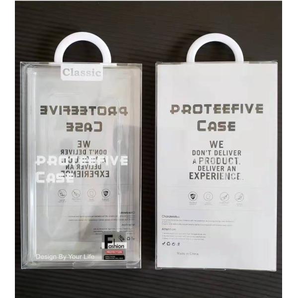 PVC Electronic Cover Mobile Case Packaging Box Pouch With Blister Insert