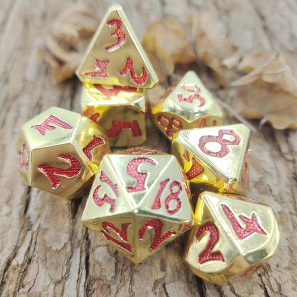 Quality Luxury Polyhedral Dice Set Of D4, D6, D8, D10, D12, D20 And D% For RPG Card Games for sale