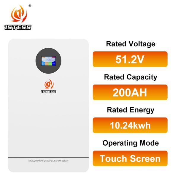 Quality 51.2V 200Ah 10.24kwh Solar Home Energy Storage Battery System With Long-Cycle Life for sale