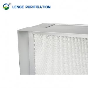 Buy cheap H14 Cleanroom HEPA Filter 1220 × 610 × 93 Compact With Gel Seal product