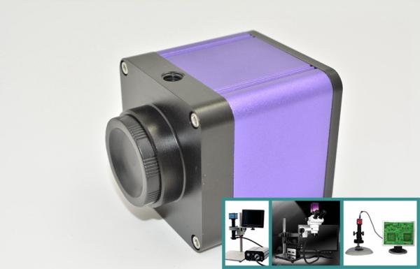 Build In Crosshair Generator HD Microscope Camera VGA Interface Direct To
