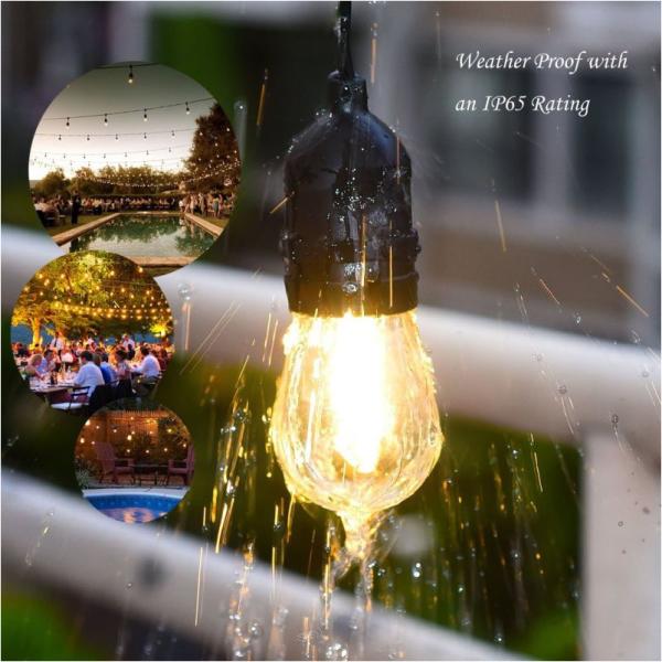 Warm White S14 E26/E27 LED Globe Bulb String Light for Festoon Party Colorfull Bulb Light String for Holiday, Wedding, P