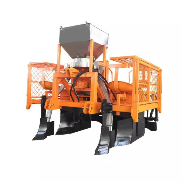 Quality Double Rows Sugarcane Planter Machine , 0.3ha/H Combine Planter for sale