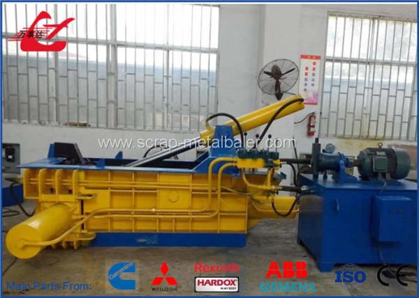 Quality Aluminum Can Baler Hydraulic Baling Press , 18.5 Power Scrap Metal Processing Equipment for sale