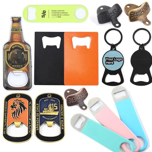 Talking Wooden Bottle Opener Zinc Alloy Material UV Printing Type