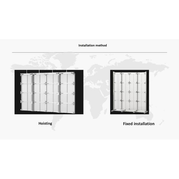 CCC 2121 1R1G1B Semi Outdoor LED Grid Screen