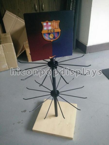 Quality Novelty Keychain Display Rack Stand Table Top With Logo Printed for sale