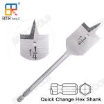 BMR TOOLS Inustrial use bright finishing wood drill bit flat type weld shank in