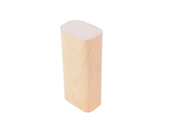 Quality Soft Small Balsa Wood Box Round Tree Bark Wood Box For Macaron Packing for sale