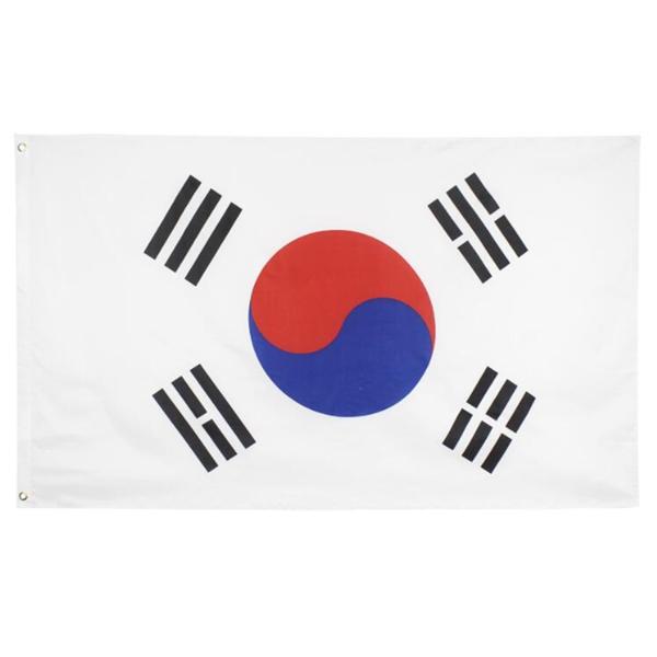 Quality 90x150cm 230g Polyester South Korea Flag For Campaign for sale