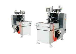 China Servo Electric Motor Coil Binding Machine Lacing Both Winding Heads Together on sale
