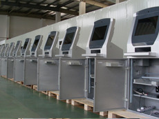 Interactive Information Printing Display Kiosk Machines , Document Scanner Digital Kiosk Solutions
