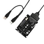2 In 1 MSATA / M.2 NGFF SSD To Dual SATA3 Adapter With Full Height Profile