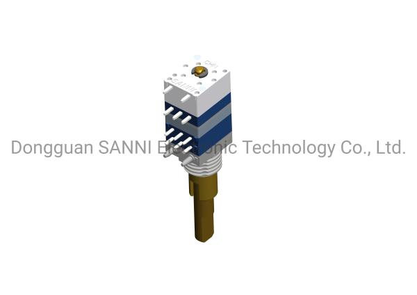 Quality Double Shaft Absolute Rotary Encoder 16 Bit Integrated Six Gang for sale