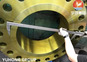 China ASTM A694 F52 F60 F65 Pipeline Steel Forged WNRF Flange For Oil And Gas Industries on sale