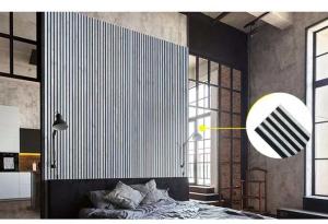 China Luxury Polystyrene Wall Panel Hotel Gold Design PS Wall Panel Cladding Sheet on sale