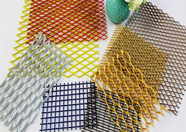 Quality PVDF 120mm Expanded Metal Wire Mesh Aluminium Diamond Mesh Bunnings for sale