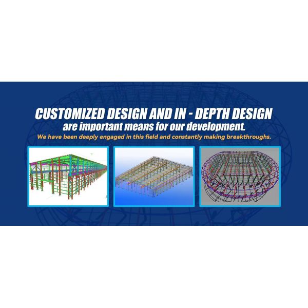Customized Steel Structure Detailing Services with Tekla Modeling and AISC/EN/GB Compliant Design