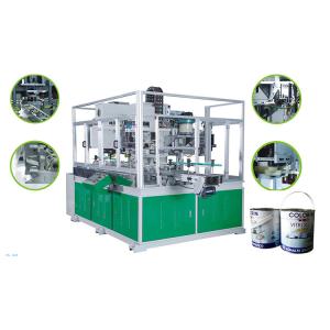 Buy cheap Plastic Handle Tin Can Making Machine For 5L Round Paint Bucket 5000A 35CPM product