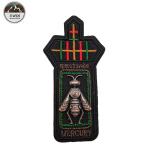 Bumble Bee 3D Custom Made Embroidered Patches Simple Style For Uniform