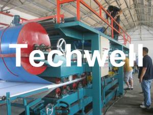 Buy cheap 50mm, 75mm, 100mm Thickness Double Layer Galvanized / Steel Sheet PU Sandwich Panel Machine Line product
