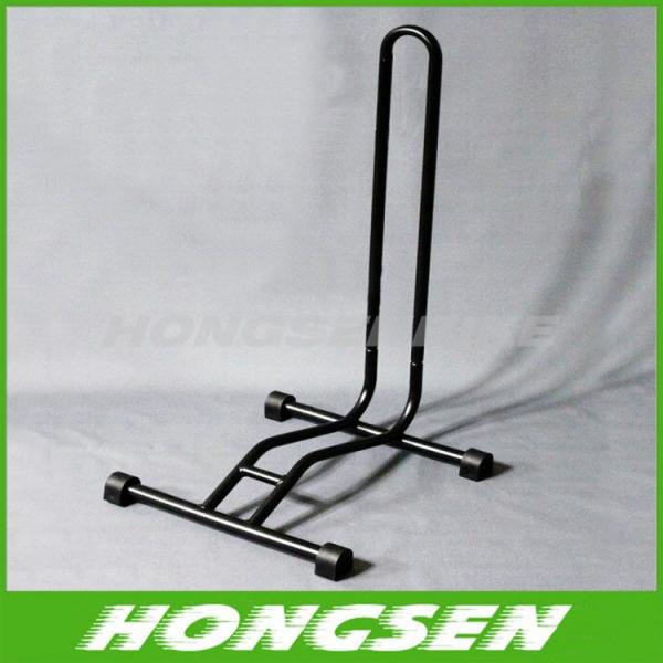 L-type fixed base good quality bicycle parking stand display rack
