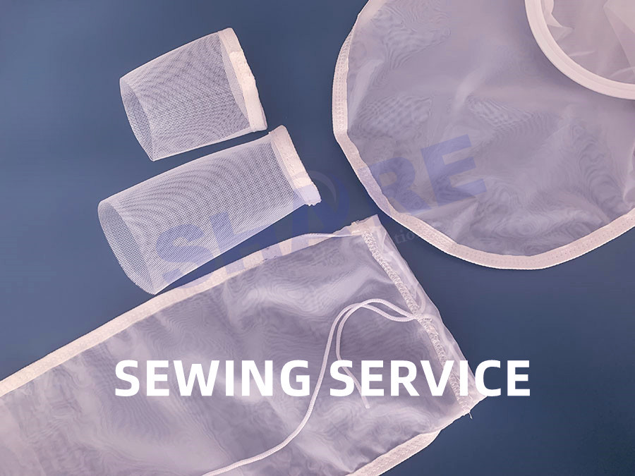 sewn filter mesh bag