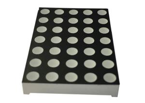 Buy cheap High Brightness 5x7 Matrix LED Display Common Cathode 2.5mm diameter product