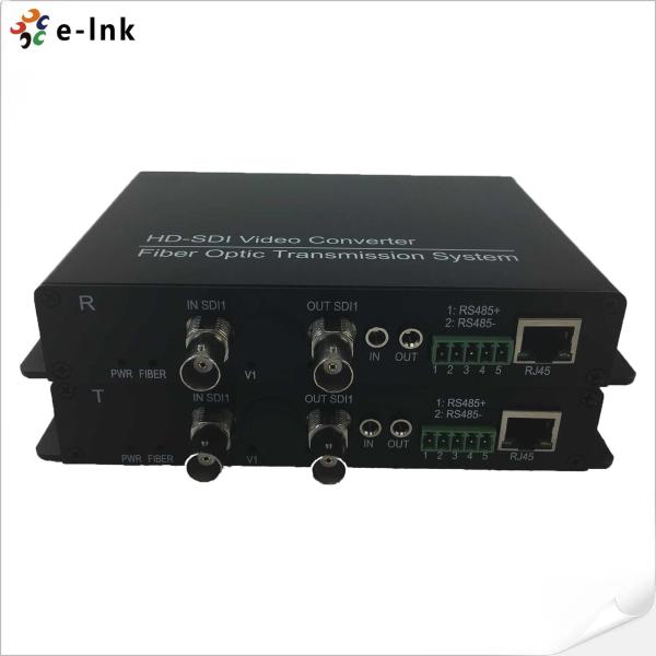 Quality SDI Fiber Converter 100M Ethernet SD/HD/3G-SDI With RS485 Data Video Converter for sale