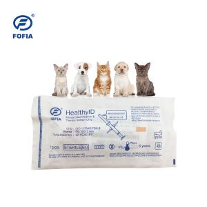 Buy cheap 134.2kHz FOFIA Dog Temperature Tag ISO Microchip With Temperature Detecting Tech product