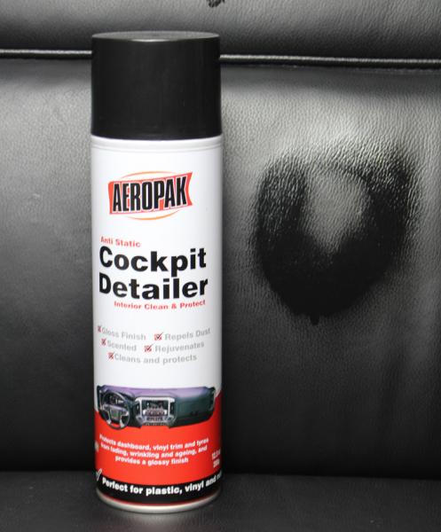 Quality Aeropak Interior Auto Cleaning Chemicals / Perfumed Dashboard Leather Wax Polish for sale