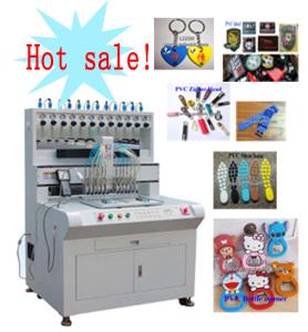hot sell automatic dropping machine for soft pvc key chain
