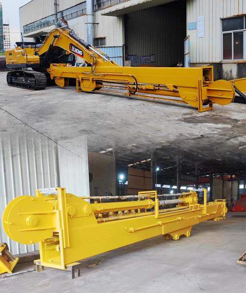 Quality Q355B Telescopic Dipper Arm Attachments For Heavy Machinery Construction Sites for sale