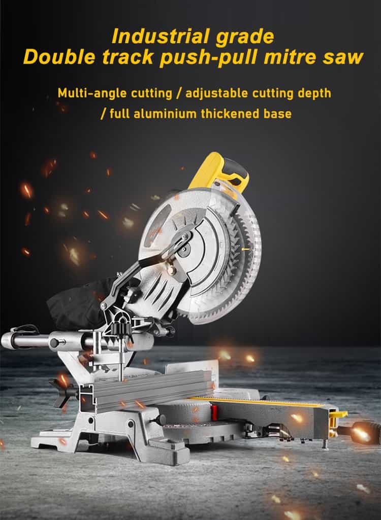 Corded Dual-Bevel Sliding Glide Miter Saw