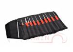 12pcs Lock Pick Kit Durable Stainless Steel Handle For Easy Lock Core Manipulati