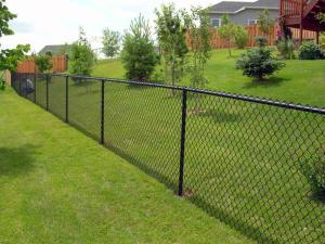 Diamond Pattern Chain Link Security Fence / Durable Hurricane Fence Panels