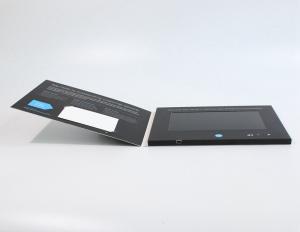 CMYK printing Handmade LCD 7 inch HD Video Greeting Card with ON / OFF button switch