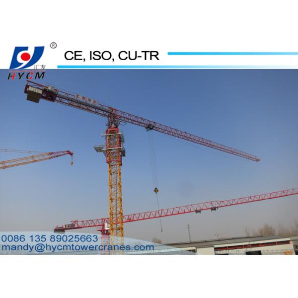 Hydraulic 55m Boom QTZ80(PT5515) 6ton Self Erecting Topless Tower Crane with Winch