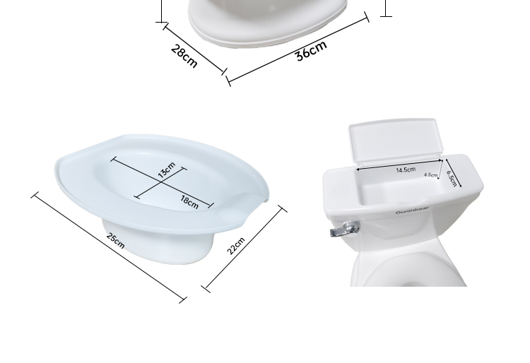 White Children's Toilet Training Seat Baby Potty Chair with Custom Logo Pass EN-71 Test