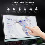 Portable Usb C Touch Screen Monitor 13.3 Inch FHD IPS 10-Point Travel Monitor